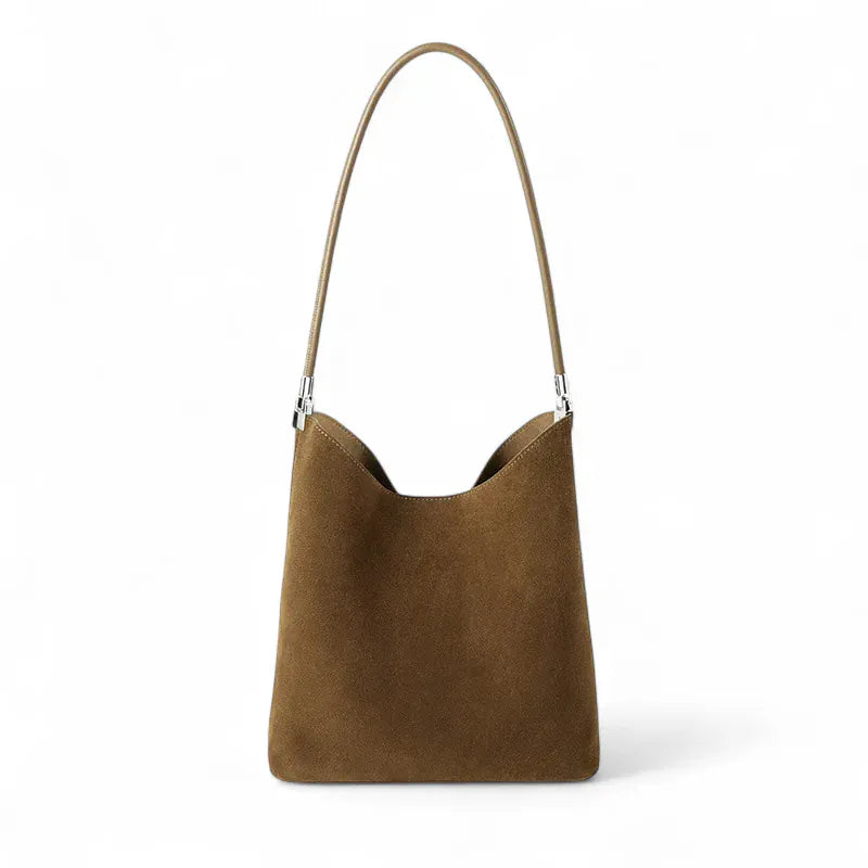 Grand sac seau en daim