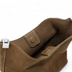 Grand sac seau en daim