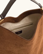 Grand sac seau en suédine