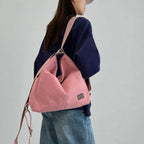 Grand sac seau en velours