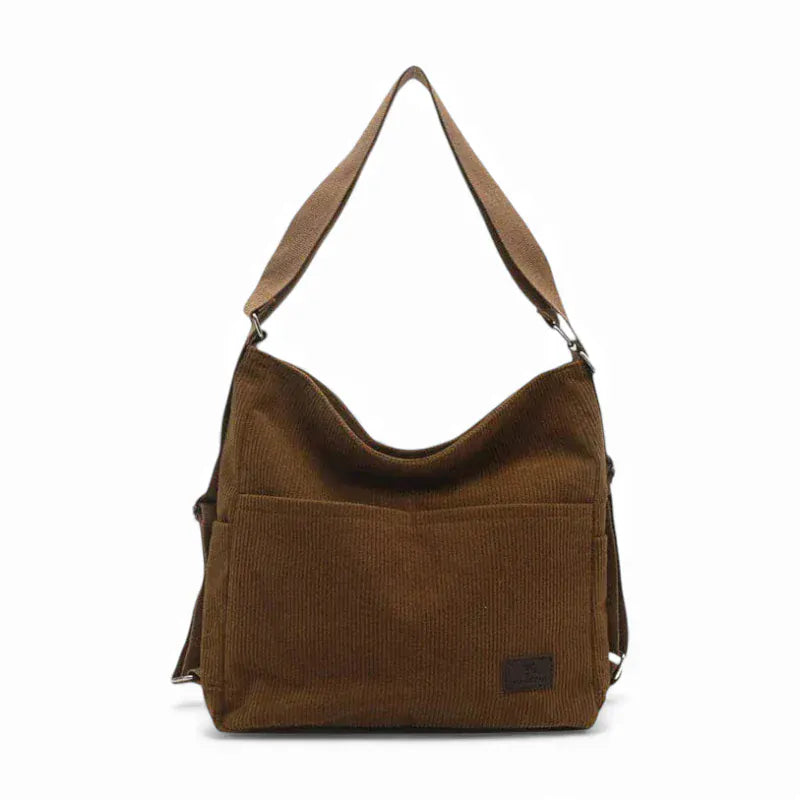 Grand sac seau en velours