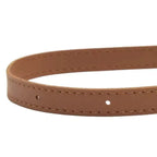 Mini sac seau en cuir vegan Marron