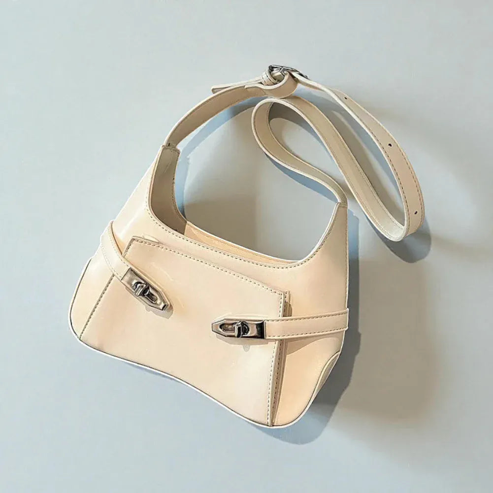 Petit sac seau structuré Blanc