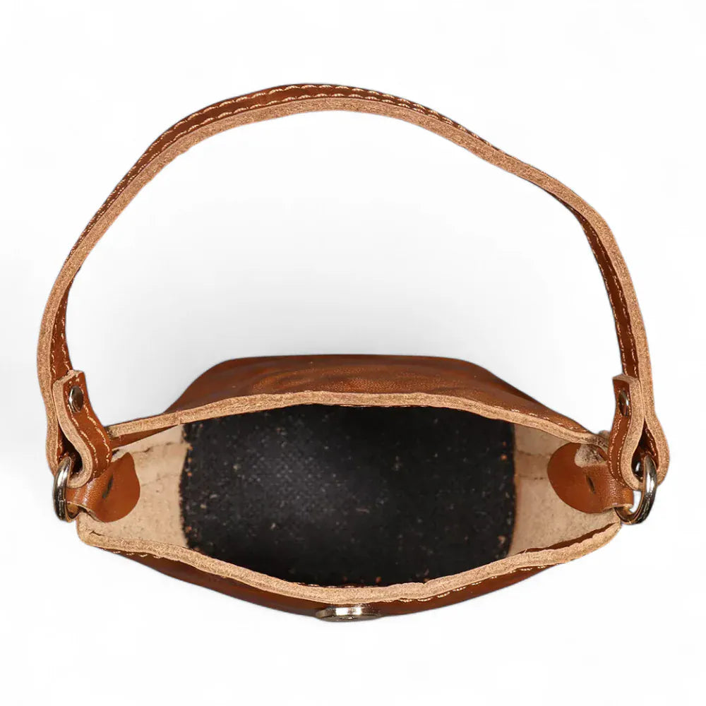 Sac seau a chaîne doré