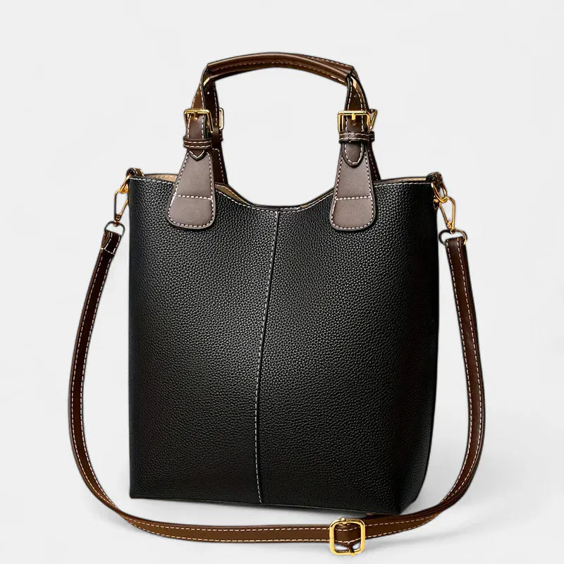 Sac seau allongé similicuir