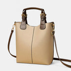 Sac seau allongé similicuir Beige