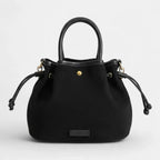 Sac seau bourse en suédine