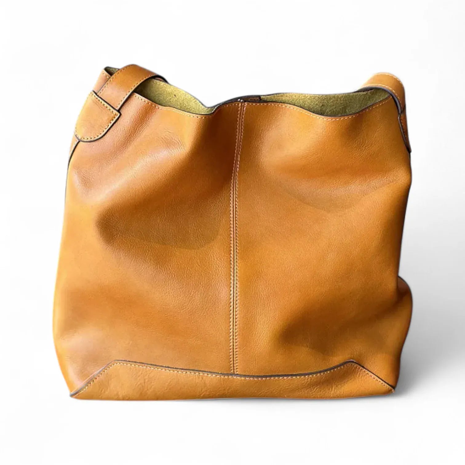 Sac seau campagne cuir