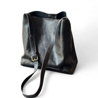 Sac seau campagne cuir Noir