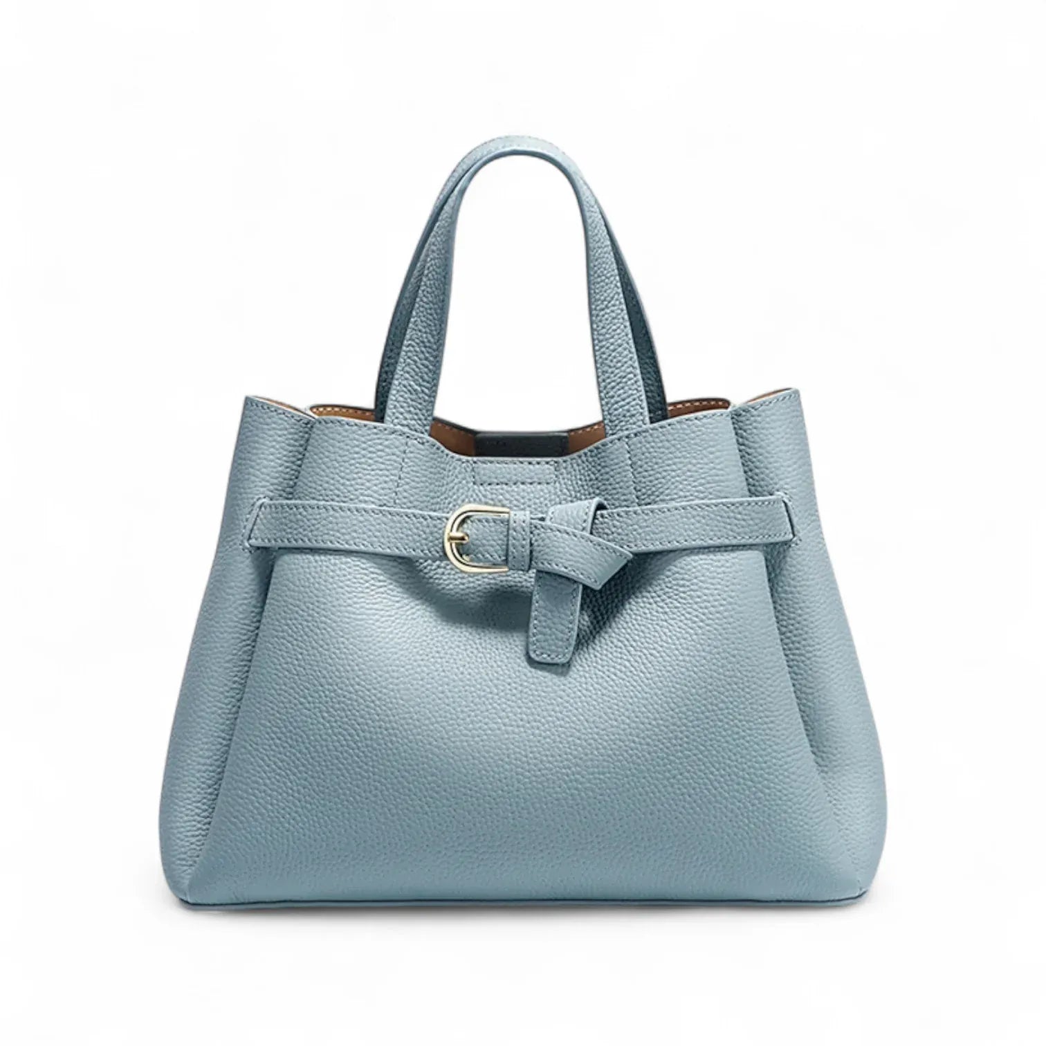 Sac seau ceinture en cuir