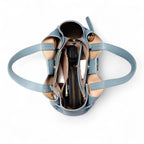 Sac seau ceinture en cuir