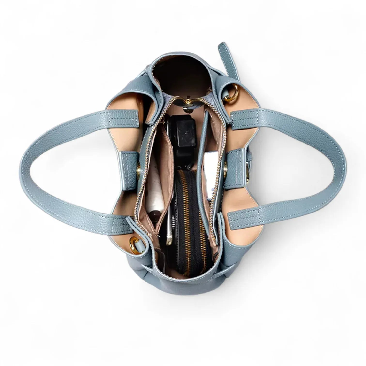 Sac seau ceinture en cuir