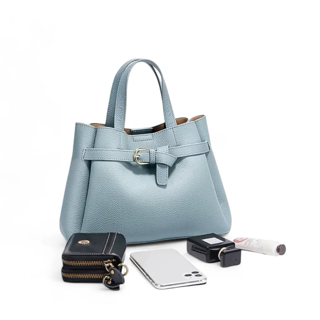 Sac seau ceinture en cuir