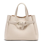 Sac seau ceinture en cuir Beige