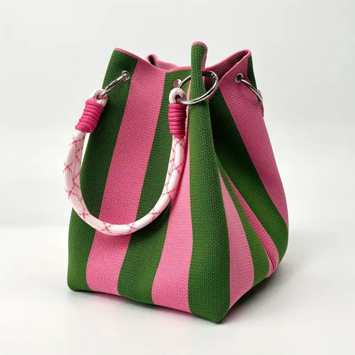 Sac seau coloré Rose & Vert