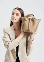 Sac seau cuir éléphant