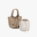 Sac seau cuir éléphant