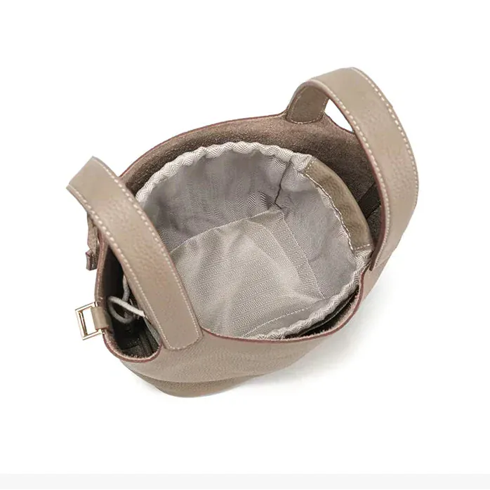 Sac seau cuir éléphant