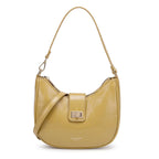 Sac seau cuir jaune Jaune