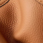 Sac seau cuir marron Marron