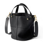 Sac seau cuir noir Noir