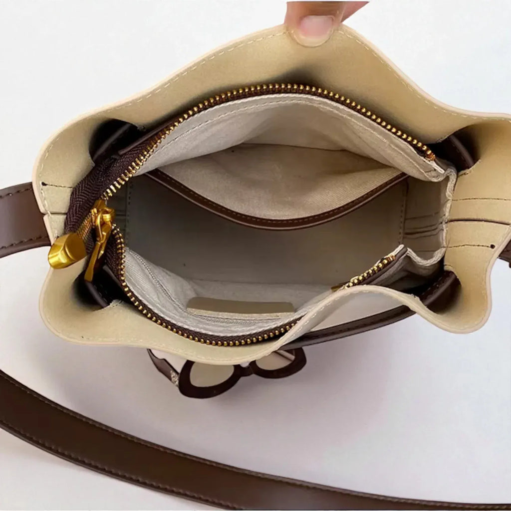 Sac seau cuir souple