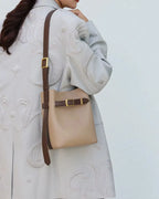 Sac seau cuir souple