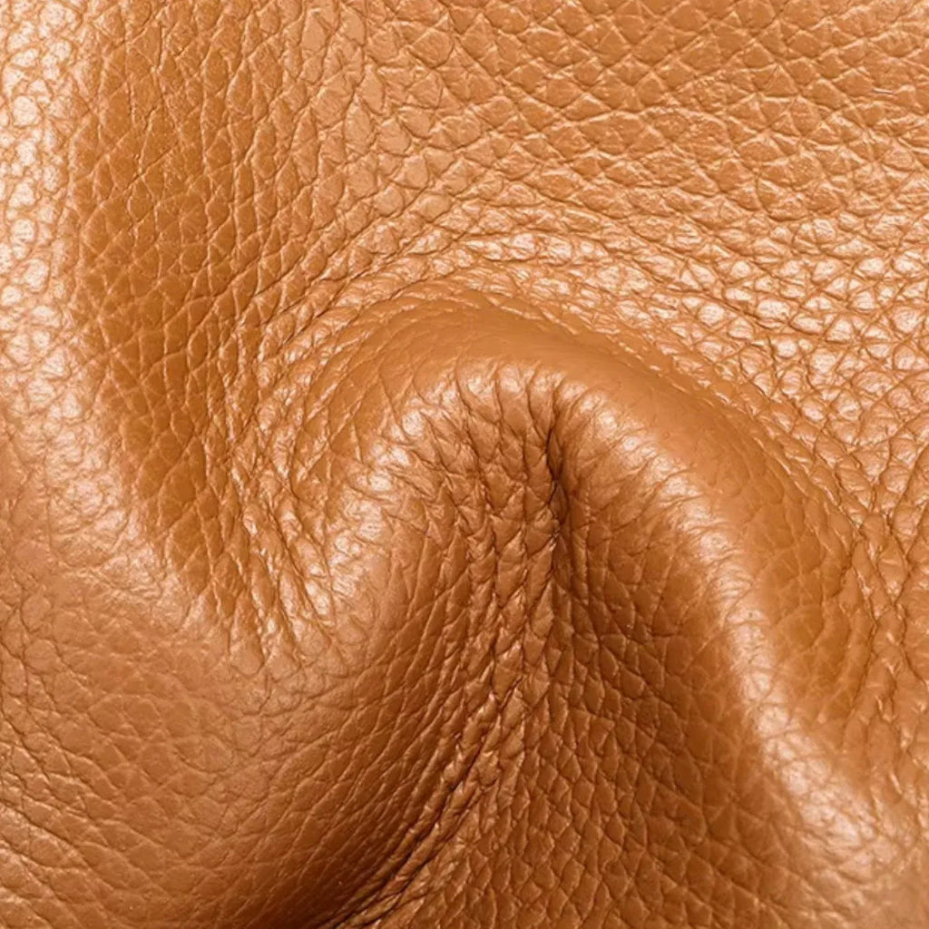 Sac seau cuir surpiqué