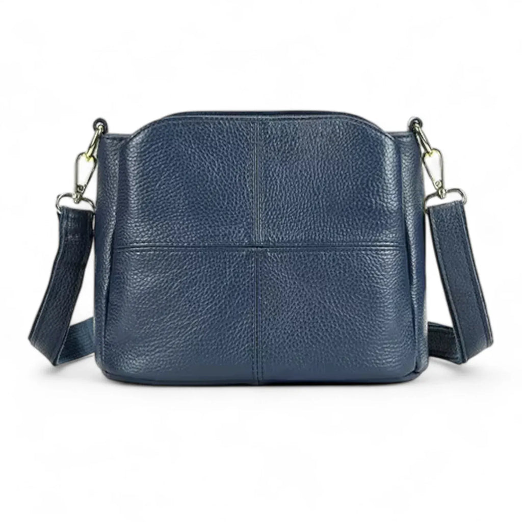 Sac seau cuir surpiqué