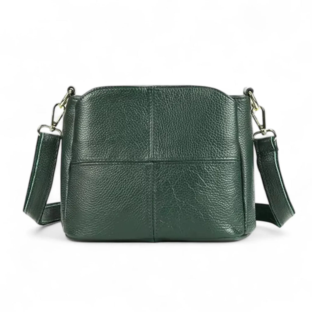 Sac seau cuir surpiqué