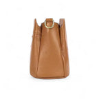 Sac seau cuir surpiqué