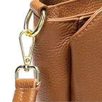 Sac seau cuir surpiqué