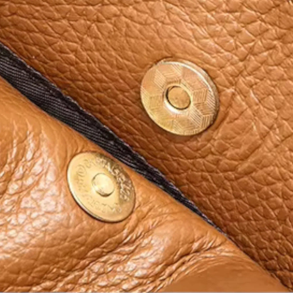 Sac seau cuir surpiqué