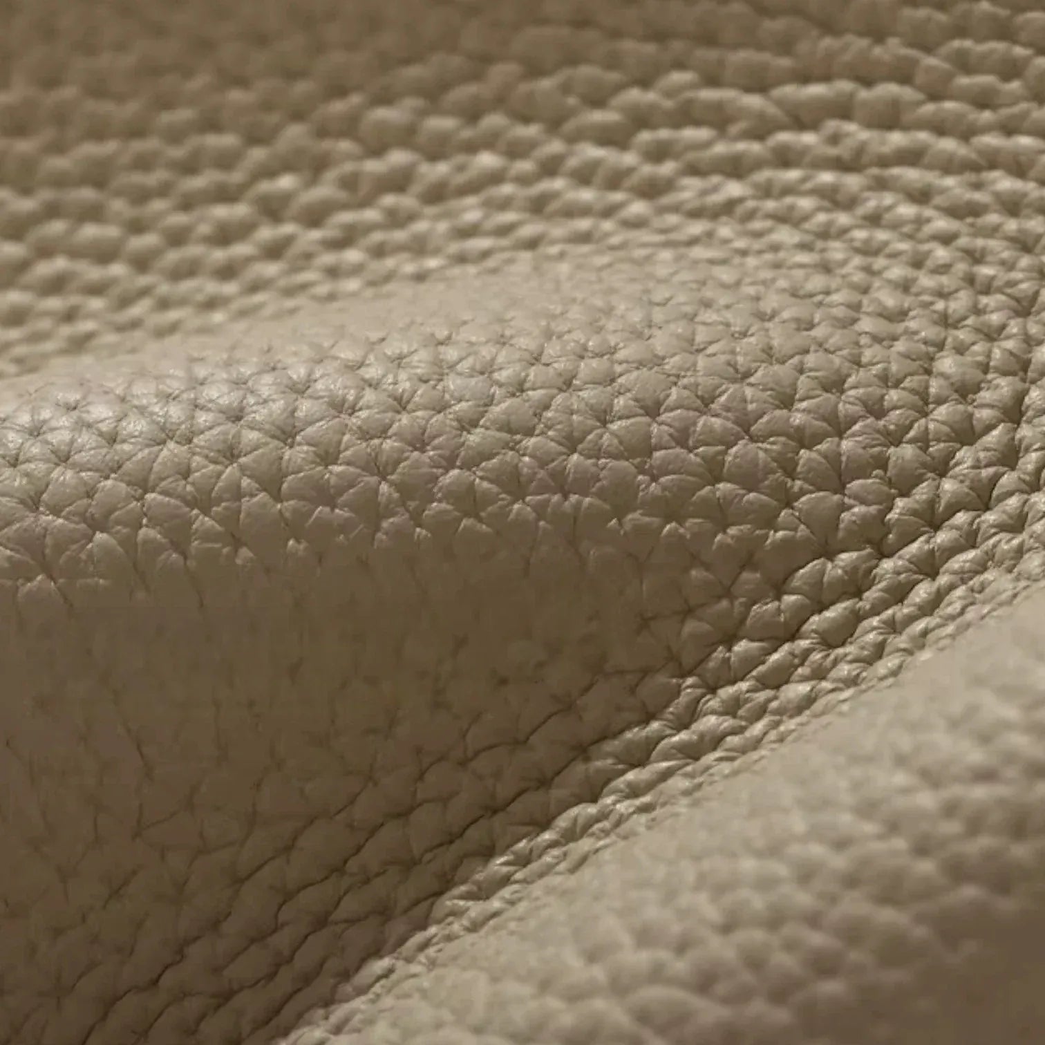 Sac seau cuir taupe bicolore