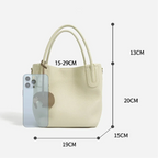 Sac seau en cuir élégant