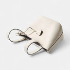 Sac seau en cuir lock in