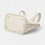 Sac seau en cuir lock in