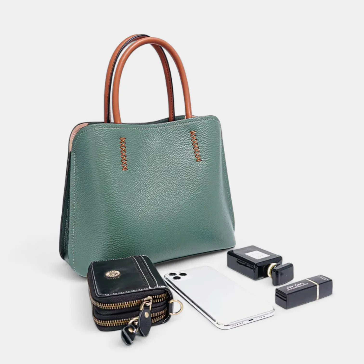 Sac seau en cuir porto