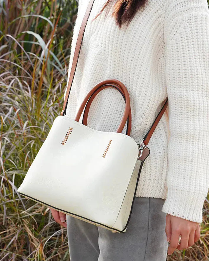 Sac seau en cuir porto