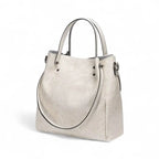 Sac seau en cuir structuré