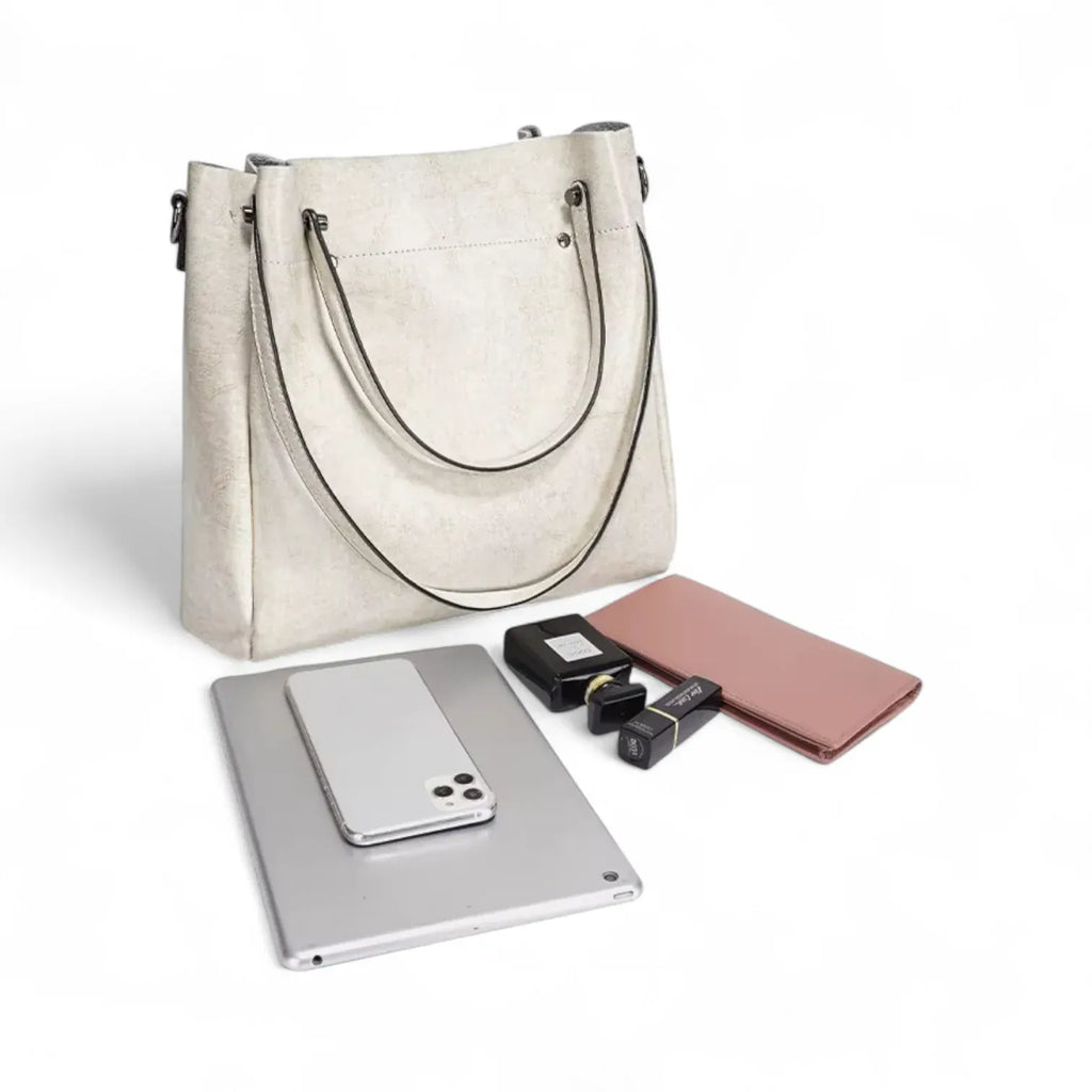 Sac seau en cuir structuré