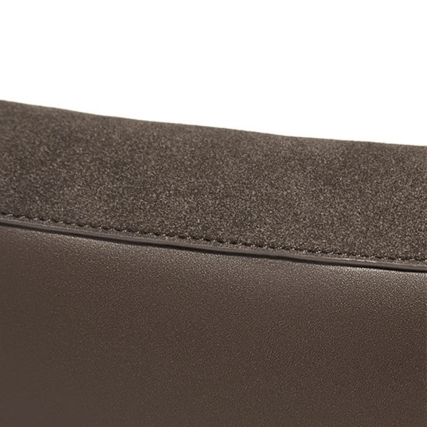 Sac seau en suédine rabattable