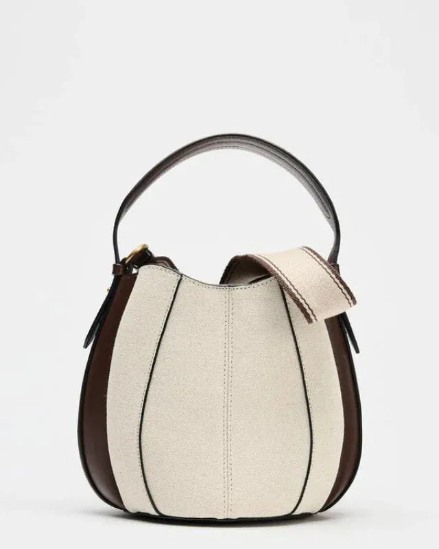 Sac seau fendu Beige