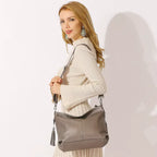 Sac seau large cuir souple