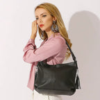 Sac seau large cuir souple