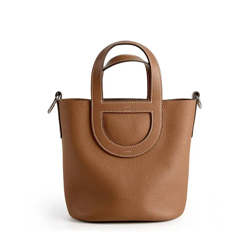Sac seau loop Marron