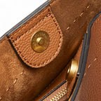 Sac seau marron cognac