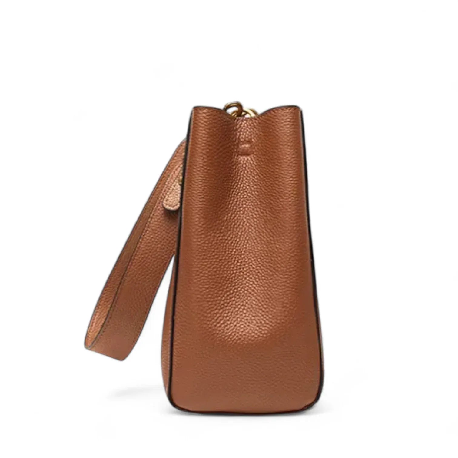 Sac seau marron cognac