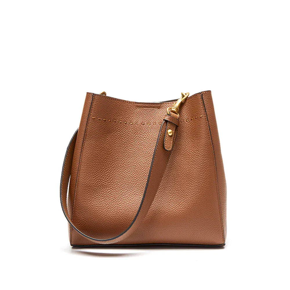 Sac seau marron cognac Marron