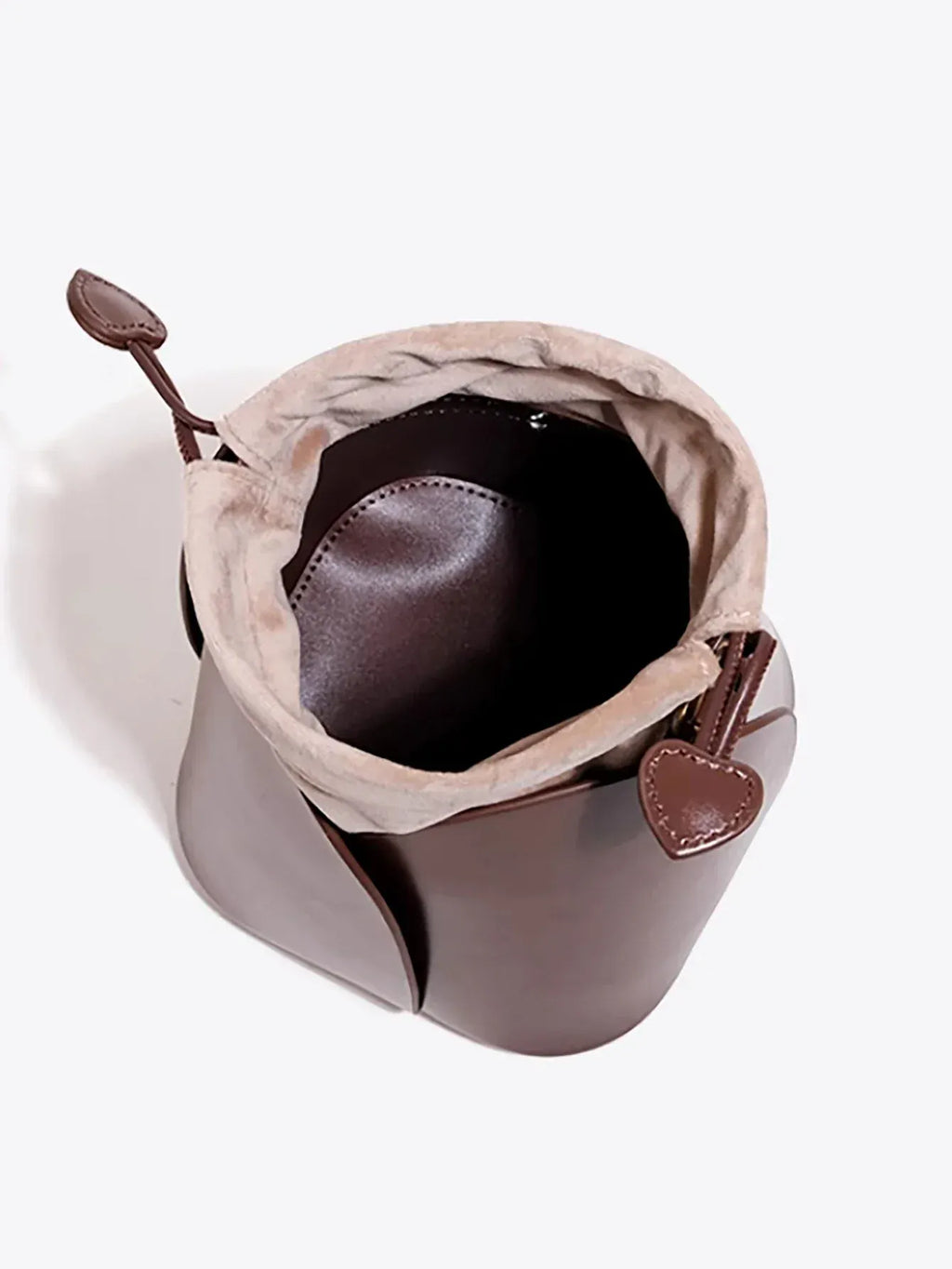 Sac seau pétale similicuir